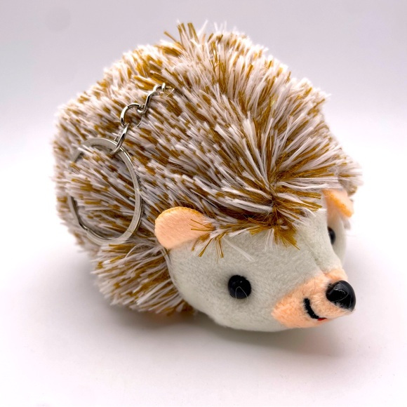 FLUFFY HEDGEHOG | Bag Charm | Keychain (Brand New!) 💘 - Picture 1 of 8